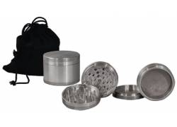 Hammercraft CNC Grinder Τρίφτης Αλουμινίου With Bag 63mm Ασημί - 4 Parts