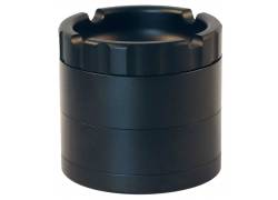 Hammercraft Grinder Τρίφτης Αλουμινίου With Ashtray 55mm Μαύρο - 4 Parts