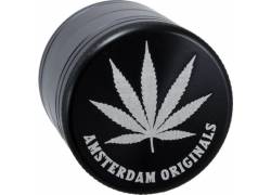 CNC Grinder Τρίφτης Αλουμινίου 40mm Amsterdam Leaf - 4 Parts