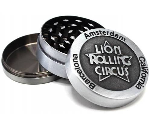 Lion Rolling Circus Aluminium Grinder Τρίφτης 50mm - 3 Parts - Τιμή: 17,00€