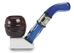 Πίπα Καπνού Μεταλλική-Ακρυλική Standing 9cm - Διάφορα Χρώματα