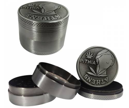 Grinder Pithia Μεταλλικός Τρίφτης 50mm «Athens» - 4 parts - Τιμή: 10,50€