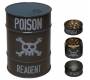 Grinder Τρίφτης Μεταλλικός Toxic Poison 45mm - Μαύρο 3 Parts - Τιμή: 5,90€
