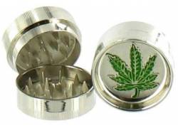 Grinder Τρίφτης Μεταλλικός Leaf 40mm - 2 Parts