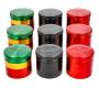 Hammercraft X RAW Grinder Aluminum Grinder Small 51mm - 4 Parts Rasta -  Price: 19,00€