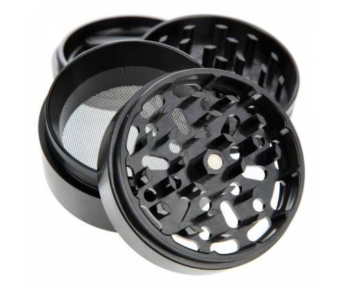 Hammercraft X RAW Grinder Aluminum Grinder Medium 56mm - 4 Parts Black -  Price: 20,00€