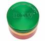 Hammercraft X RAW Grinder Aluminum Grinder Small 51mm - 4 Parts Rasta -  Price: 19,00€