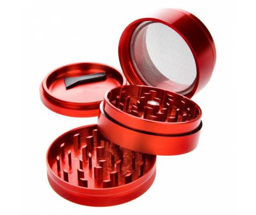Hammercraft X RAW Grinder Τρίφτης Αλουμινίου Large 63mm - 4 Parts Red - Τιμή: 21,00€