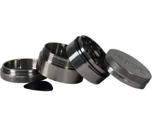 RAW Stainless Steel Grinder Τρίφτης Ανοξείδωτο Ατσάλι 50mm - 4 Part - Τιμή: 20,00€