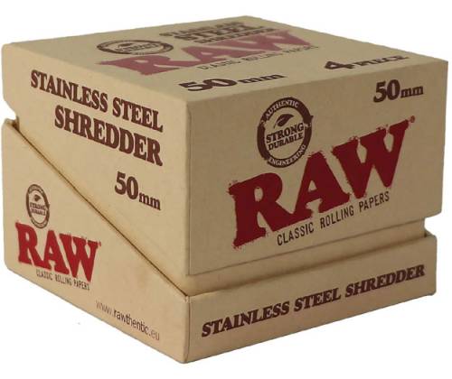 RAW Stainless Steel Grinder Τρίφτης Ανοξείδωτο Ατσάλι 50mm - 4 Part - Τιμή: 20,00€