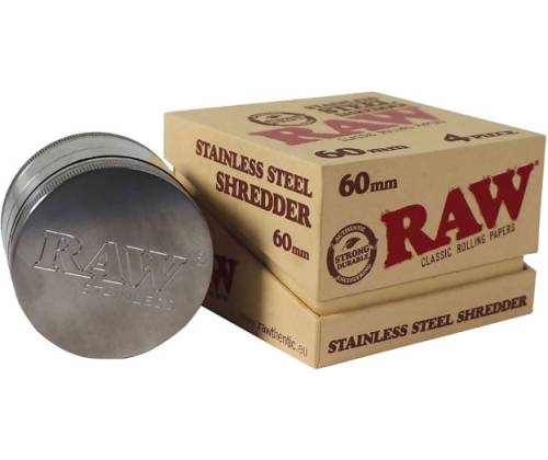 RAW Stainless Steel Grinder Τρίφτης Ανοξείδωτο Ατσάλι 60mm - 4 Part - Τιμή: 75,00€