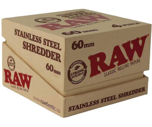 RAW Stainless Steel Grinder Τρίφτης Ανοξείδωτο Ατσάλι 60mm - 4 Part - Τιμή: 75,00€