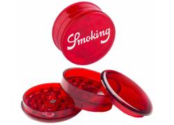 Smoking Grinder Τρίφτης Πλαστικός Red 45mm - 2 Parts