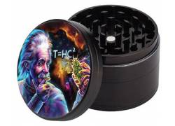 V-Syndicate Grinder Τρίφτης Einstein T-HC2 Black Hole 50mm Aluminium - 4 Parts