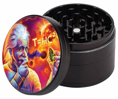 V-Syndicate Grinder Τρίφτης Einstein T=HC2 Solar Diesel 50mm Aluminium - 4 Parts - Τιμή: 16,90€