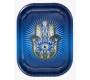 V-Syndicate Rolling Tray Δίσκος Hamsa Hand Blue - Mini (18x14cm) - Τιμή: 6,50€