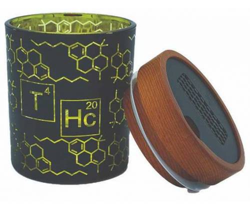 V-Syndicate SmartStash - Δοχείο Αποθήκευσης με Grinder και Θήκη (Small) - THC Yellow -  Price: 26,90€