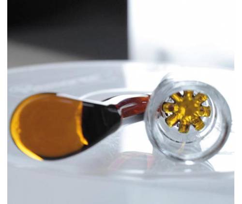 Γυάλινο Bowl για Bong με Λαβή και Γυάλινη Σίτα - Κόκκινο SG14 - Τιμή: 9,30€