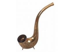 Μεταλλική Πίπα Καπνού Brass Pipe - 15cm