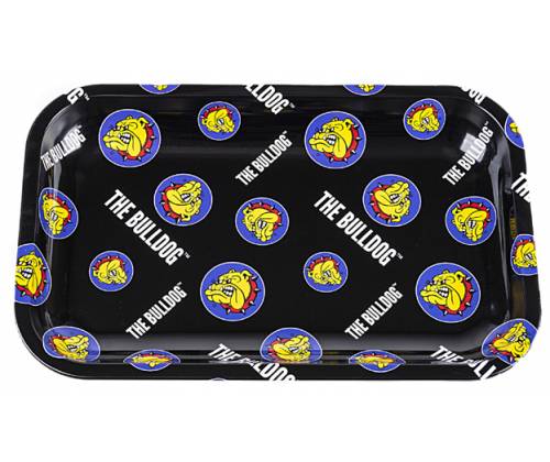 The Bulldog Rolling Tray Δίσκος Pattern Μαύρος Medium (17x27cm) -  Price: 4,50€