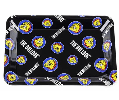 The Bulldog Rolling Tray Δίσκος Pattern Μαύρος Small (12x18cm) - Τιμή: 3,90€