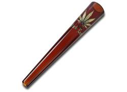 Glass Chillum Cone Red - 230mm