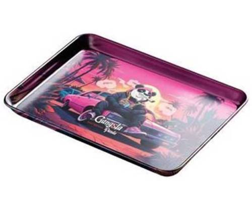 Gangsta Panda Rolling Tray Δίσκος Pink Cadillac - Mini (18x12.5cm) - Τιμή: 4,80€