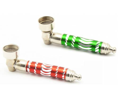 Μεταλλική Πίπα Διάφορα Χρώματα - 7cm (9507) - Τιμή: 1,50€