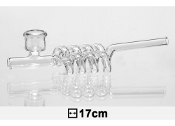 Πίπα Γυάλινη Spiral Pipe - 17cm