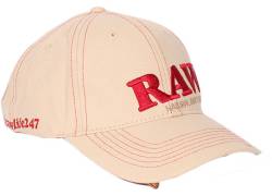 RAW Hat Καπέλο Μπεζ με Poker - One Size