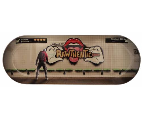 Raw Rolling Tray Δίσκος Graffiti II Skate (42x15.5cm) -  Price: 9,90€