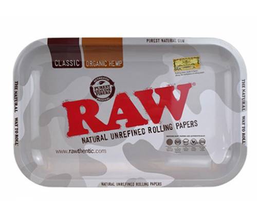 Raw Rolling Tray Δίσκος Arctic Camouflage Small (17x27cm) -  Price: 7,50€