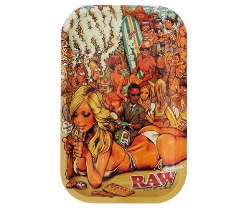 Raw Rolling Tray Δίσκος Small Summer Beach (17x27cm) - Τιμή: 7,50€