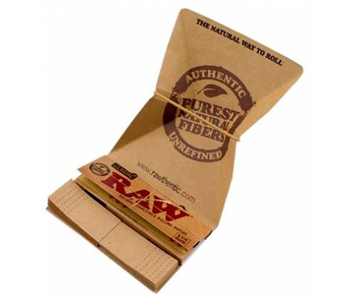 RAW Artesano Χαρτάκια Classic - Ακατέργαστο - 1¼ με Τζιβάνες και Δισκ - Τιμή: 23,81€