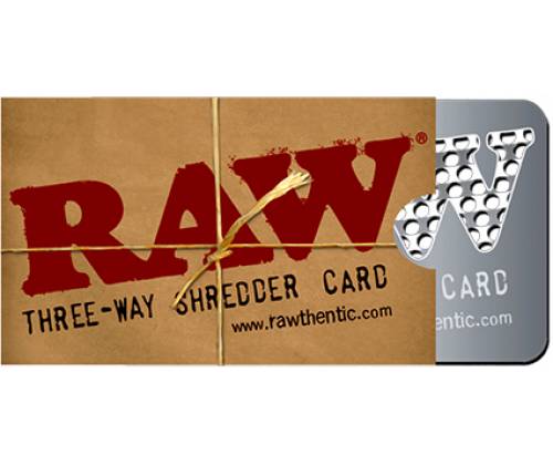 RAW Shredder Card Grinder - Τιμή: 6,00€
