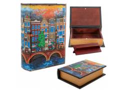 Καβάτζα - Κουτί Αποθήκευσης Βιβλίο «Amsterdam» Μικρό (18x13cm)