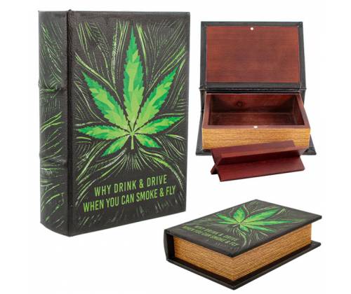 Καβάτζα - Κουτί Αποθήκευσης Βιβλίο «Why Drink & Drive» Μικρό (18x13cm) - Τιμή: 18,50€