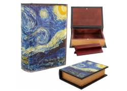 Καβάτζα - Κουτί Αποθήκευσης Βιβλίο «Starry Night» Μικρό (18x13cm)