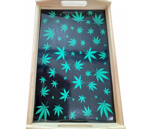 Rolling Tray Ξύλινος Δίσκος Leaf (29x19cm) - Τιμή: 8,50€
