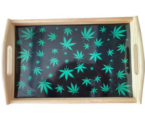 Rolling Tray Ξύλινος Δίσκος Leaf (29x19cm) - Τιμή: 8,50€