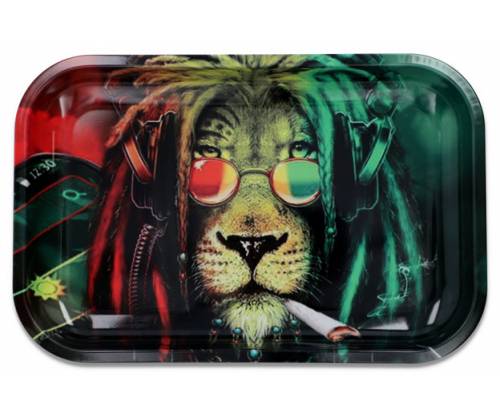 V-Rolling Tray Δίσκος Rasta Lion - Small (16x27cm) - Τιμή: 7,00€