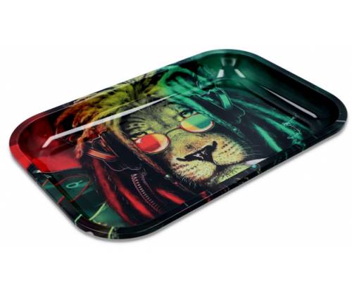 V-Rolling Tray Δίσκος Rasta Lion - Small (16x27cm) - Τιμή: 7,00€