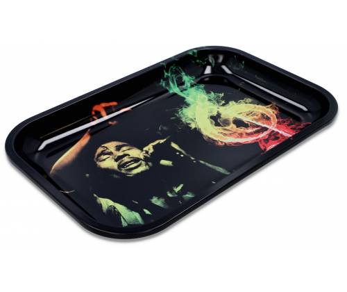 V-Rolling Tray Δίσκος Bob Marley Music - Small (16x27cm) - Τιμή: 7,00€