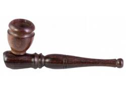 Ξύλινη Πίπα Hemp Καφέ - 12cm