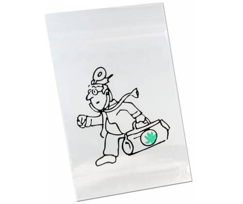 Σακουλάκι Ασφαλείας Zip - Doctor (60x80mm) - Τιμή: 0,40€