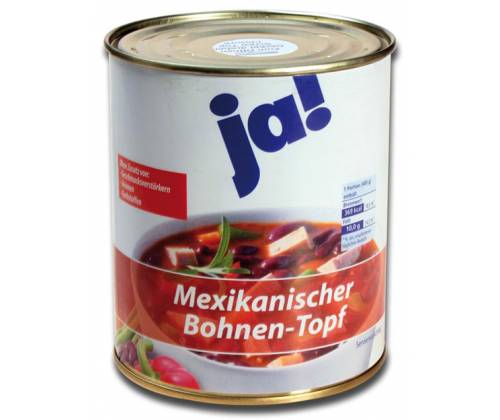 Kavatza Safety Box Canned Mexican Beans 800g -  Price: 19,80€