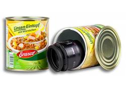 Καβάτζα Κουτί Ασφαλείας Κονσέρβα Οσπρια Linsen 800g