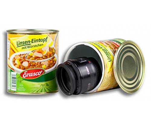 Καβάτζα Κουτί Ασφαλείας Κονσέρβα Οσπρια Linsen 800g - Τιμή: 17,80€