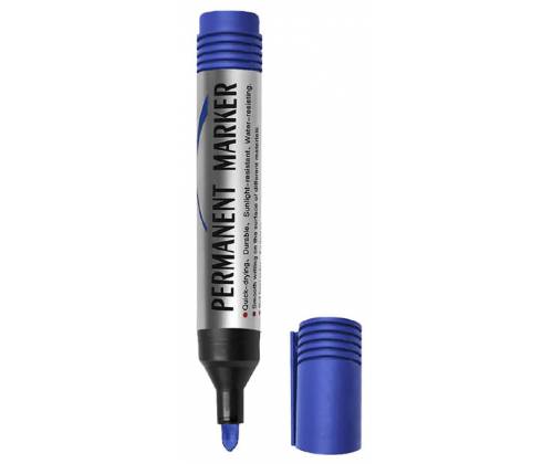 Καβάτζα Κουτί Ασφαλείας Ανεξίτηλος Μαρκαδόρος - Μπλε - Τιμή: 4,80€