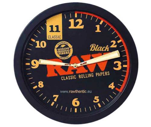 RAW Καβάτζα Κουτί Ασφαλείας Ρολόι Τοίχου - Black Clock - Τιμή: 29,50€